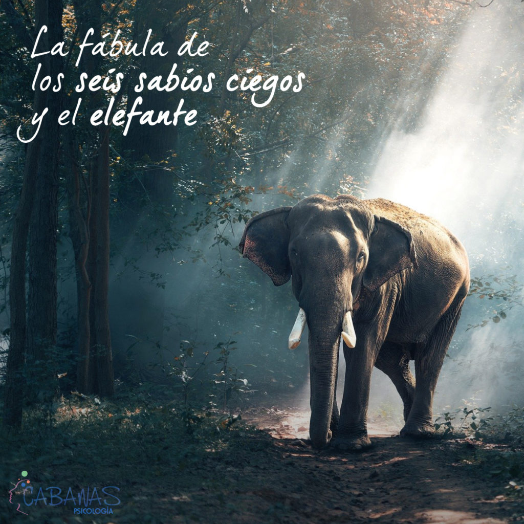 Fábula de los seis sabios ciegos y el elefante