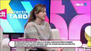 Momento del programa Directo a la Tarde, de Doce TV